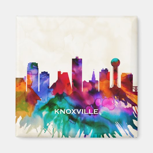 Knoxville Skyline Magneet (Voorkant)