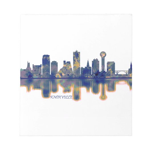 Knoxville Skyline Notitieblok (Voorkant)