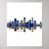 Knoxville Skyline Poster (Voorkant)
