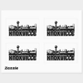 Knoxville Skyline Rechthoekige Sticker (Vel)