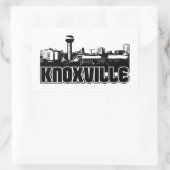 Knoxville Skyline Rechthoekige Sticker (Tas)
