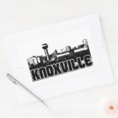 Knoxville Skyline Rechthoekige Sticker (Envelop)