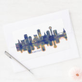 Knoxville Skyline Rechthoekige Sticker (Envelop)