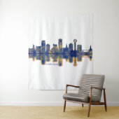 Knoxville Skyline Wandkleed (In situ)