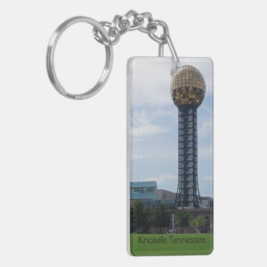 Knoxville Sunsphere Sleutelhanger (Voorkant Links)