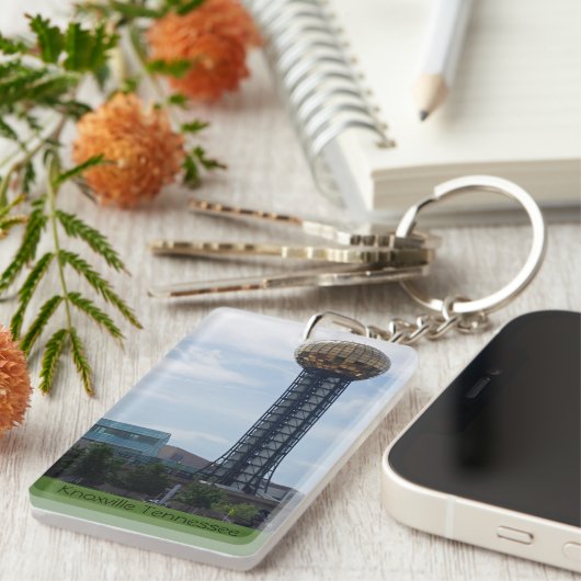 Knoxville Sunsphere Sleutelhanger (Voorkant Rechts)