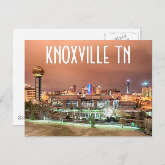 KNOXVILLE T BRIEFKAART (Voorkant / Achterkant)