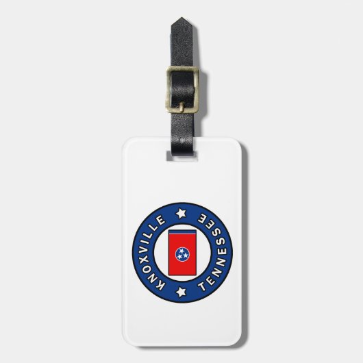 Knoxville Tennessee Bagagelabel (Voorkant verticaal)
