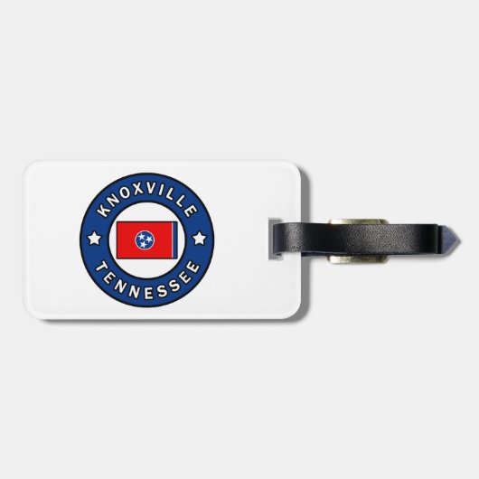 Knoxville Tennessee Bagagelabel (Achterkant horizontaal)