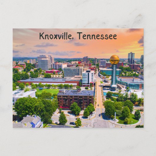 Knoxville Tennessee Briefkaart (Voorkant)