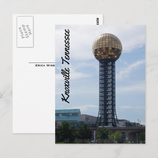 Knoxville Tennessee Briefkaart (Voorkant / Achterkant)