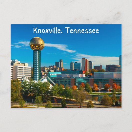 Knoxville Tennessee Briefkaart (Voorkant)