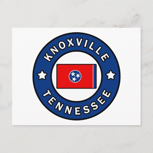 Knoxville Tennessee Briefkaart (Voorkant)