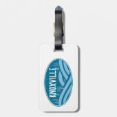 Knoxville Tennessee Buiten Bagagelabel (Achterkant verticaal)