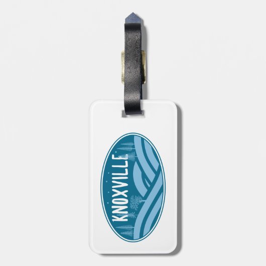 Knoxville Tennessee Buiten Bagagelabel (Achterkant verticaal)