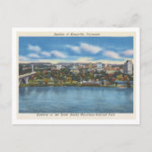  Knoxville Tennessee City Skyline jaren 1940 Briefkaart (Voorkant)