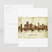 Knoxville Tennessee Cityscape Uitnodiging Briefkaart (Voorkant / Achterkant)