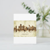 Knoxville Tennessee Cityscape Uitnodiging Briefkaart (Staand voorkant)