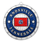Knoxville Tennessee Dartbord (Voorkant)
