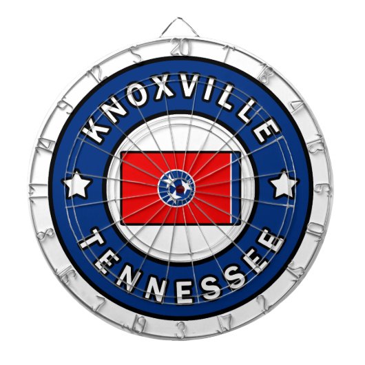 Knoxville Tennessee Dartbord (Voorkant)