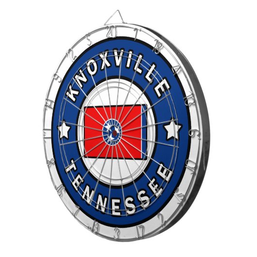 Knoxville Tennessee Dartbord (Voorkant Rechts)