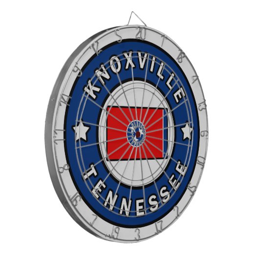 Knoxville Tennessee Dartbord (Voorkant Links)