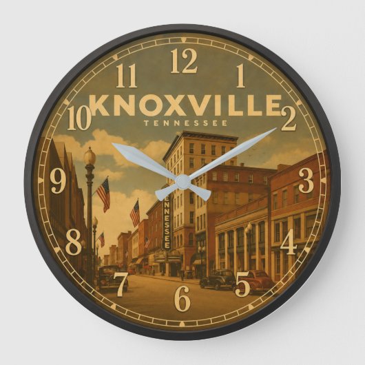 Knoxville Tennessee Downtown  Grote Klok (Voorkant)