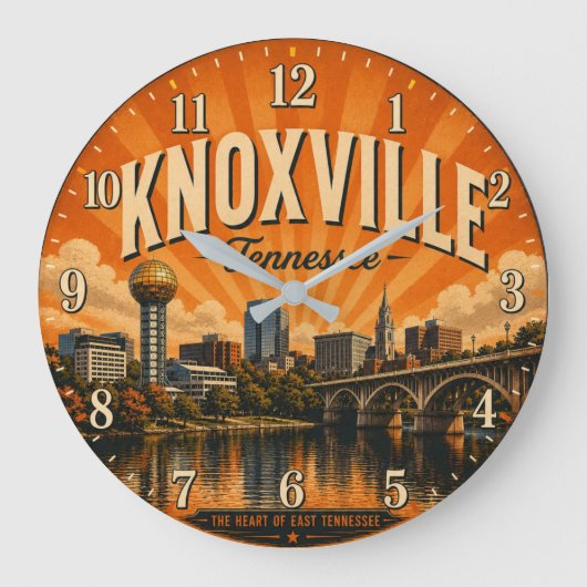 Knoxville Tennessee Grote Klok (Voorkant)