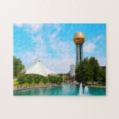 Knoxville Tennessee. Jigzaag Puzzle Legpuzzel (Horizontaal)