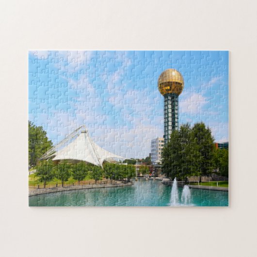 Knoxville Tennessee. Jigzaag Puzzle Legpuzzel (Horizontaal)
