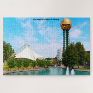 Knoxville Tennessee. Jigzaag Puzzle Legpuzzel