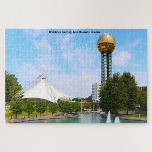 Knoxville Tennessee. Jigzaag Puzzle Legpuzzel (Horizontaal)