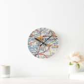 Knoxville Tennessee  kaart Ronde Klok (Huis)