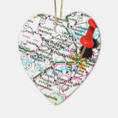 Knoxville, Tennessee Keramisch Ornament (Links)