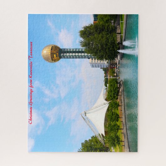 Knoxville Tennessee. kerstcadeautjes Legpuzzel (Verticaal)
