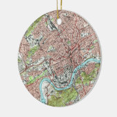 Knoxville Tennessee Map (1978) Keramisch Ornament (Links)