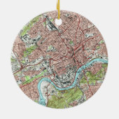 Knoxville Tennessee Map (1978) Keramisch Ornament (Achterkant)