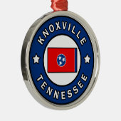 Knoxville Tennessee Metalen Ornament (Rechts)