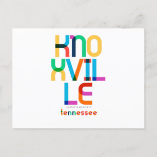 Knoxville Tennessee Mid Century, Pop Art, Briefkaart