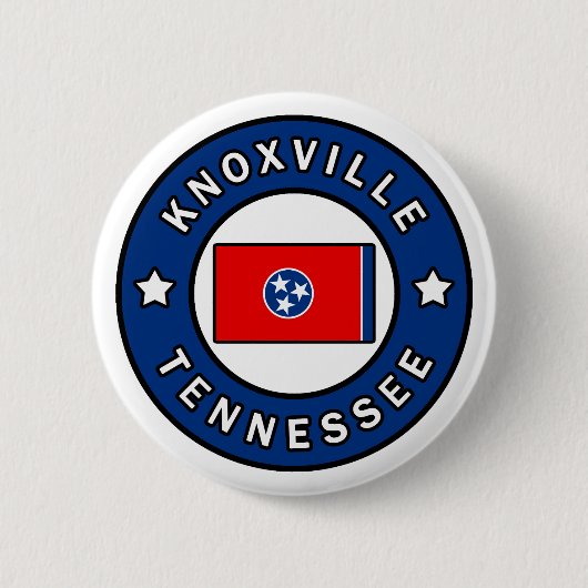 Knoxville Tennessee Ronde Button 5,7 Cm (Voorkant)