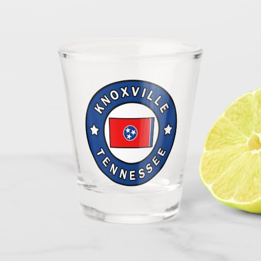 Knoxville Tennessee Shot Glas (Voorkant)