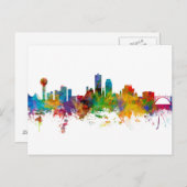 Knoxville Tennessee Skyline Briefkaart (Voorkant / Achterkant)