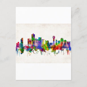 Knoxville Tennessee Skyline Feestdagenkaart