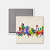 Knoxville Tennessee Skyline Magneet (Voorkant / Achterkant)