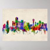 Knoxville Tennessee Skyline Poster (Voorkant)