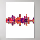 Knoxville Tennessee Skyline Poster (Voorkant)