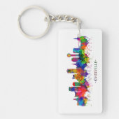 Knoxville Tennessee Skyline Sleutelhanger (Voorkant)