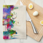 Knoxville Tennessee Skyline Theedoek (Quarter Fold)