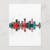Knoxville Tennessee Skyline Uitnodiging Briefkaart (Voorkant)
