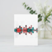 Knoxville Tennessee Skyline Uitnodiging Briefkaart (Staand voorkant)